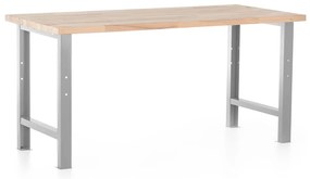 Műhelyasztal Basic, 170 x 80 cm, szürke - ral 7038