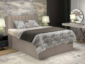 Franciaágy Boxspring 160 cm Asencion (bézs). 1092475