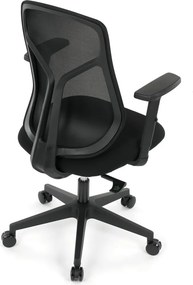 Irodai szék szinkronmechanikás fekete hálós KA-S2173 BK