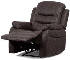 Barna Vintage Szövet Fekvőfotel. TV-4086 BR