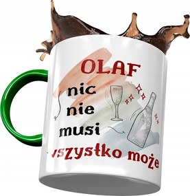 Zöld Bögre Olaf Férj Kolléga Ajándék Nyomtatott Fotóval