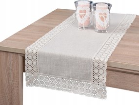 Retro natural csipkés öv 40x160