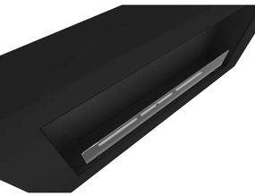 InFire - Fali BIO kandalló 120x56 cm 3kW fekete