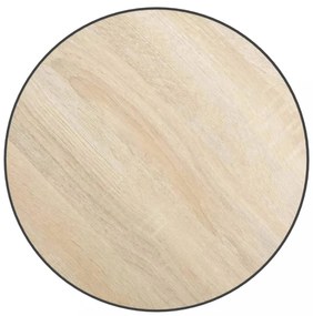 sonoma-tölgyszínű MDF dohányzóasztal Ø35 cm