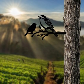 Bird On The Branch 02 - Black