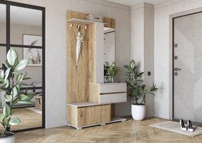 Bafra előszobafal aranytölgy/kasmír