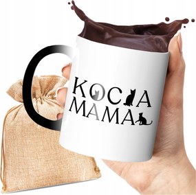 Mágikus Bögre Nyomtatott Anya Anyák Napjára Macska Anya Macska Print