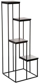 KASKADA virágtartó állvány 110x40 cm fekete