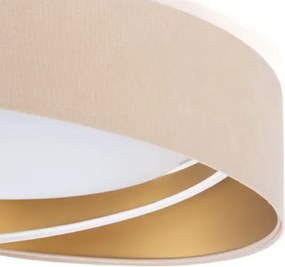 LED dimmelhető mennyezeti lámpa SM. GALAXY M. 24W/230V Ø 55 cm bézs/fehér/arany + távirányító