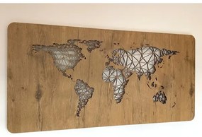 Li-Go 4457/A/4 - LED fali dekoráció LED/10W/5V 30000 mAh 120x60 cm tölgy