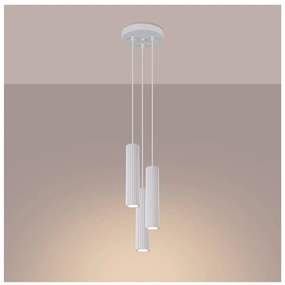 Fehér függőlámpa ø 19,5 cm Gleam – Sollux