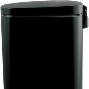 Spirella Pedálos szemetes soft-close Akira 50 l,matt fekete, 50 l