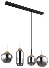 Globo 15549-4H - Csillár zsinóron MATT 4xE27/40W/230V