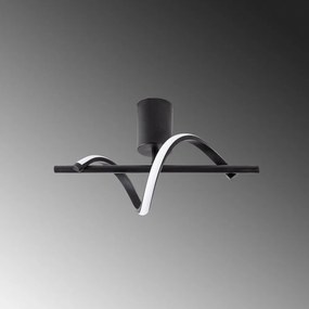 Fekete LED mennyezeti lámpa ø 7 cm Likma – Opviq lights