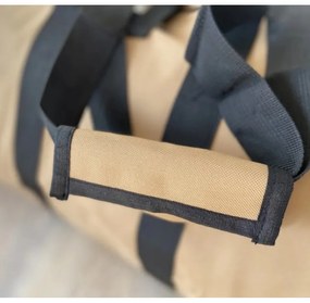 Tűzifa tároló táska WOODGRIP, bézs