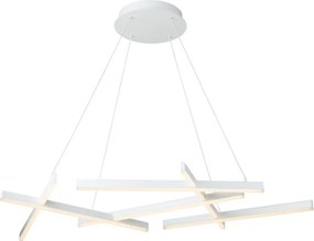 MAYTONI MOD016PL-L75W LINE Modern Led Függesztett Lámpa Fehér LED IP20