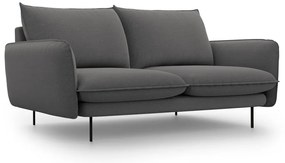 Vienna sötétszürke kanapé, 160 cm - Cosmopolitan Design