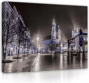 Vászonkép Krakkó Város Modern Vászon Fal Hálószoba Nappali 100x70