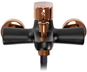 Fürdőkád csaptelep REA Mild Black Rose Gold