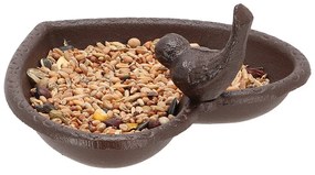 Szív alakú öntöttvas madáretető és itató