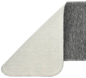 15 db szürke négyszögű csúszásmentes lépcsőszőnyeg 75 x 20 cm
