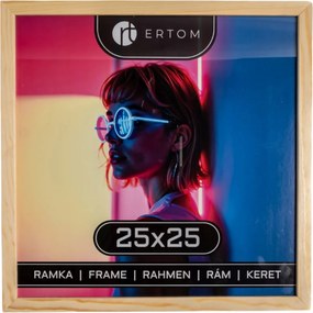 Fa kĂ©pkeret 25x25 natĂșr ĂŒveg nĂ©gyzet alakĂș