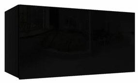 IZUMI 31 BL magasfényű fekete fali szekrény 70 cm