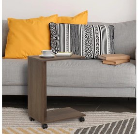 Adore Furniture Kisasztal 65x35 cm barna AD0138