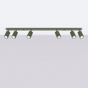 Zöld spotlámpa 6,5x117 cm Gleam – Sollux