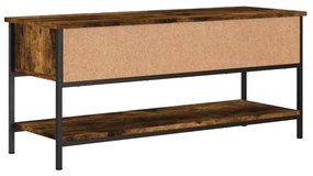 füstös tölgy színű szerelt fa TV-szekrény 100 x 35 x 45 cm
