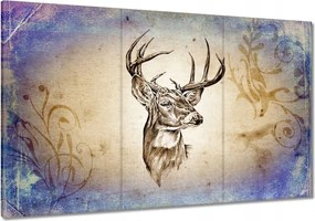 Vászonkép 120x80 Szarvasfej