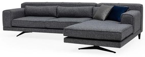 Jivago sötétszürke sarokkanapé, jobb oldali - Artie