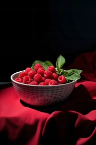 Poszter 61x91,5cm Málnás tál