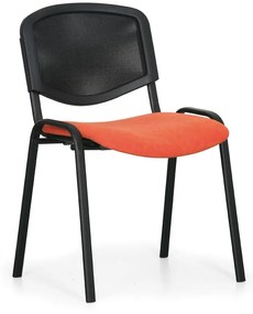 Viva Mesh konferencia szék - fekete lábak, narancssárga / fekete