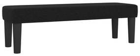 fekete szövet pad 100 x 30 x 30 cm