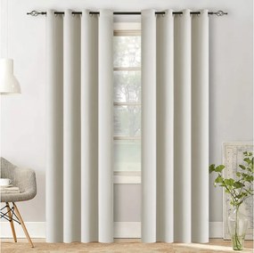 2x OXFORD fehér-krém függöny 140x250 cm
