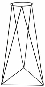TRIANGL virágtartó állvány 90x50 cm fekete