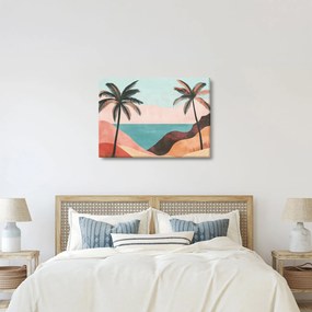 Kép - Pálmafák a tengernél (70x50 cm)