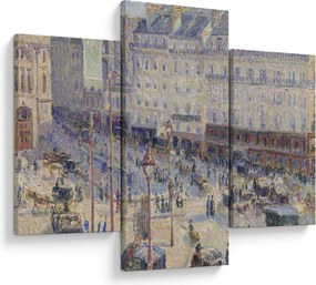 Kép - Camille Pissarro, The Place du Havre, reprodukciók (90x60 cm)