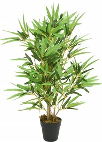 vidaXL zöld mű bambuszfa 368 levéllel 80 cm