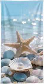 Gyorsan száradó XL strandfürdőlepedő MARBELLA színes 100 x 180 cm, 100% mikroszál