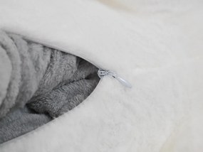 Plüss MACSKA szürke babatakaróval belül