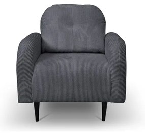 CLOUDY kárpitozott fotel, szürke