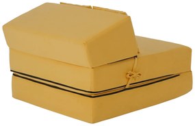 Összecsukható szék/matrac PELOS, sárga