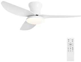 Brilagi - LED állítható mennyezeti ventilátor 30W 230V 3000-6500K fehér + DO