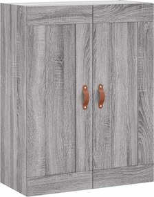 vidaXL szürke sonoma szerelt fa fali szekrény 69,5 x 34 x 90 cm