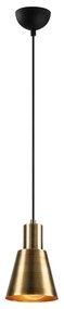 Fekete-aranyszínű függőlámpa ø 14 cm Kem – Opviq lights