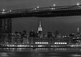 Poszter 84,1x59,4cm Esti panoráma Alsó-Manhattan 2, Assaf