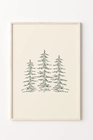 Tömörfa falikép, 33×48 cm – Nwyearmdl13