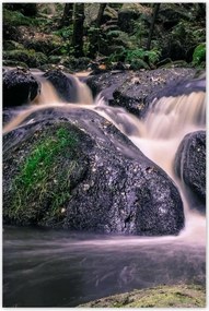 Poszterek 80x120 Folyó víz a patakban